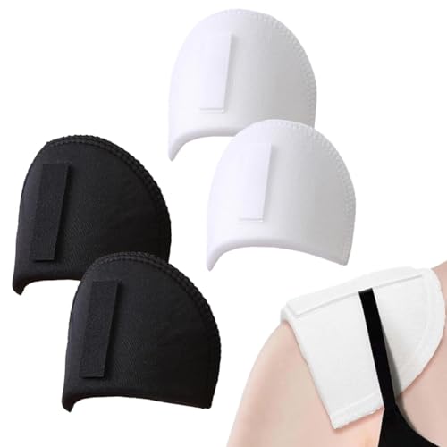 HANNEA 2 Pair Set-in Shoulder Pads 0.59 Inches Thickness Sponge Shoulder Pads No Sew Anti-slip Women Blazer Set-in Shoulder Pads Shoulder Enhancer Pads HANNEA 2 Pair Set-in Shoulder Pads 0.59 Inches Thickness Sponge Shoulder Pads No Sew Anti-slip Women Blazer Set-in Shoulder Pads Shoulder Enhancer Pads